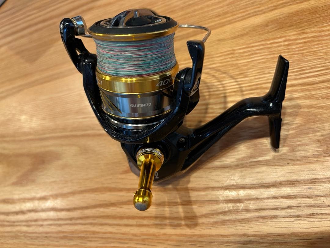 シマノ ナスキー4000XGスピニングリール ゴメクサスパワーハンドル