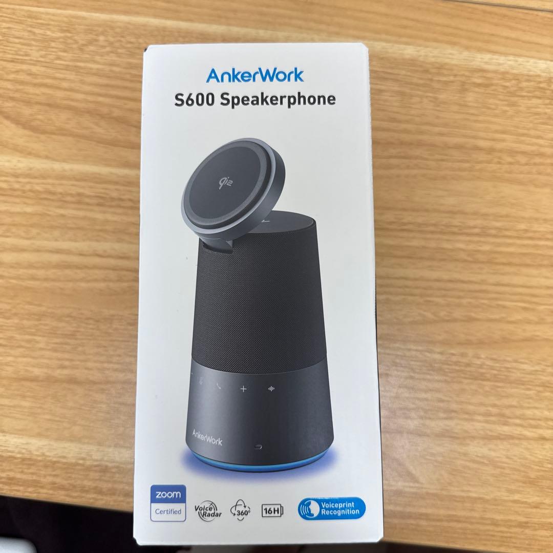 AnkerWork S600 Speakerphone Qi充電対応