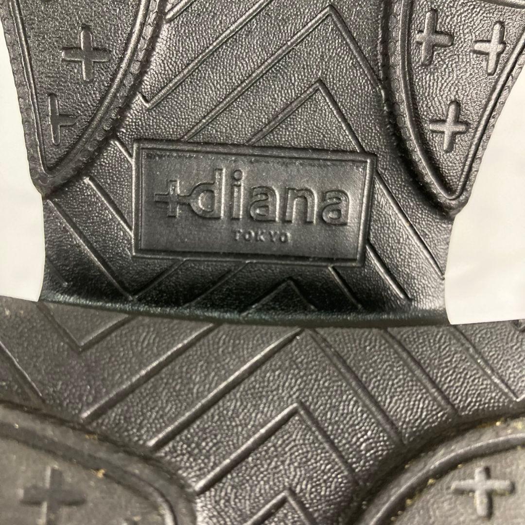 プラスダイアナ　ビジュー付きスニーカーローファー　厚底　箱付き