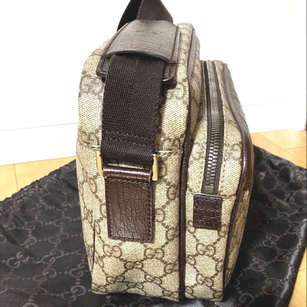 グッチ メッセンジャー ショルダーバッグ GGスプリーム 114531