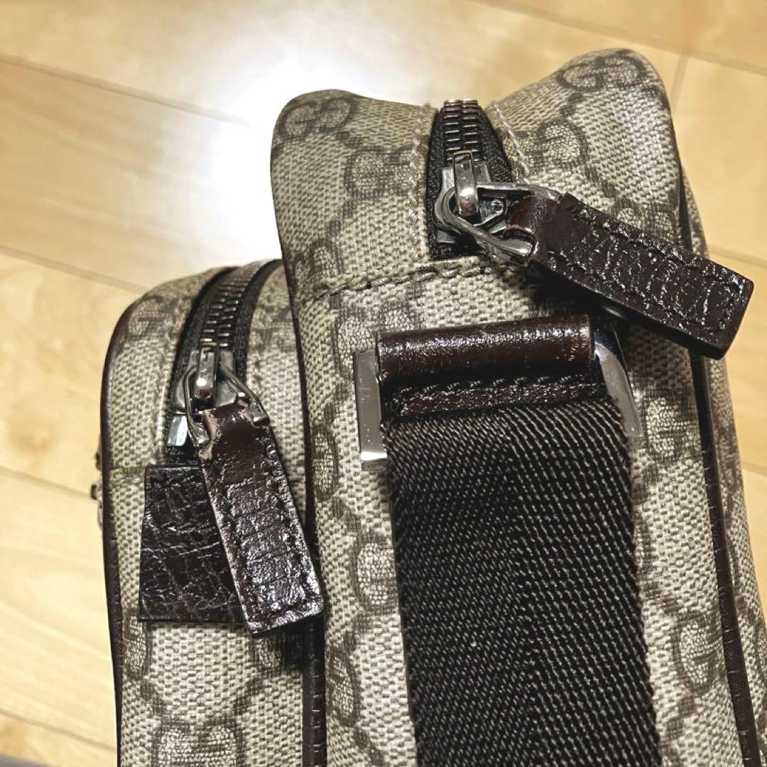 グッチ メッセンジャー ショルダーバッグ GGスプリーム 114531