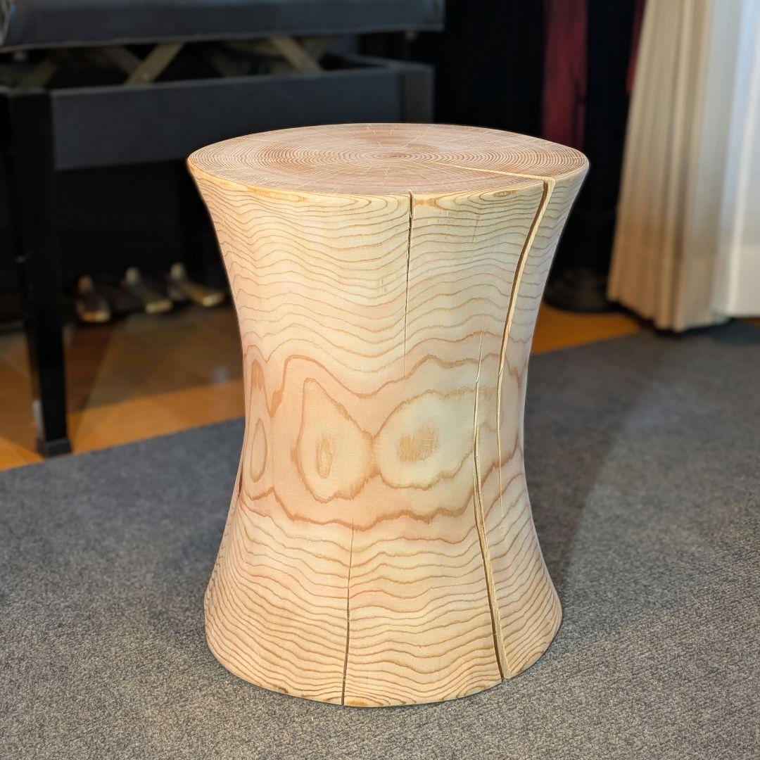 outdoorman　檜④　丸太　椅子　スツール　テーブル　高さ約40㎝