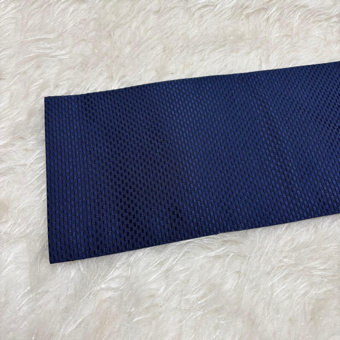 ✨【 極美 】 名古屋帯 九寸帯 名古屋仕立てモダン 幾何学菱文 和装 413