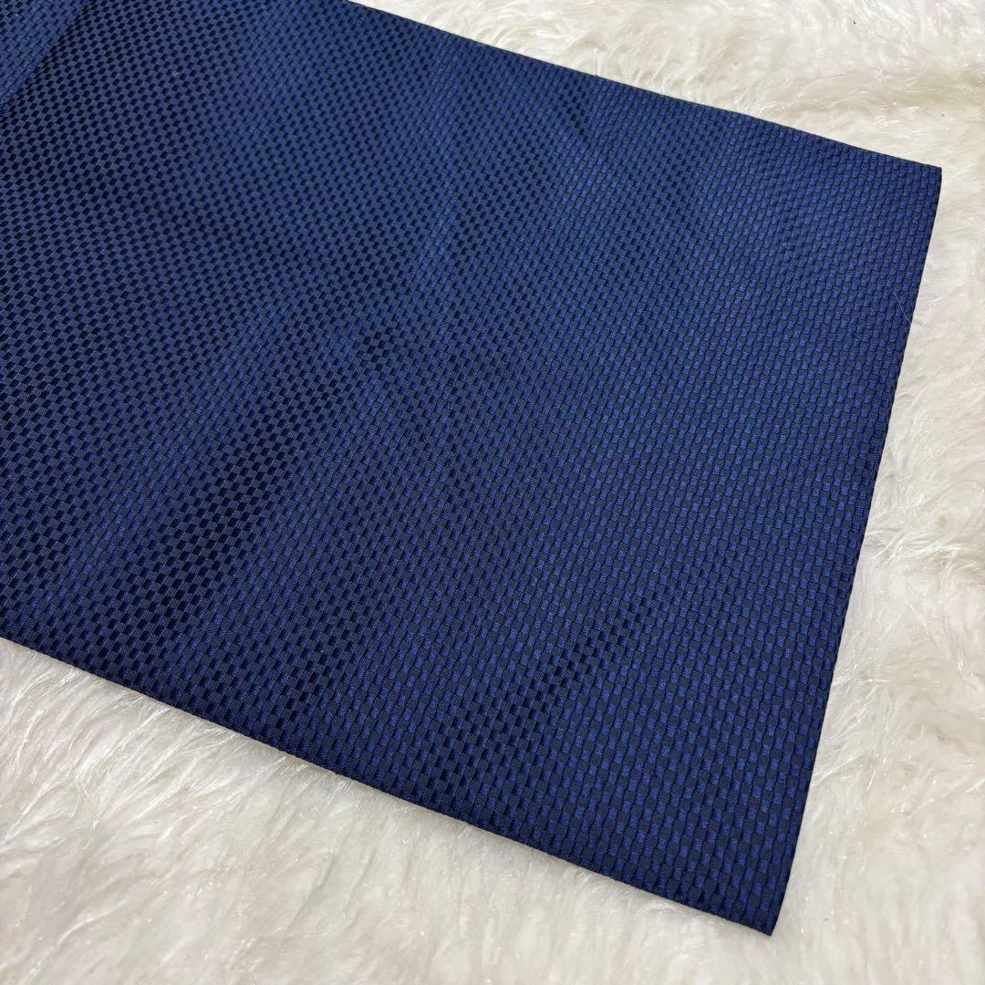 ✨【 極美 】 名古屋帯 九寸帯 名古屋仕立てモダン 幾何学菱文 和装 413