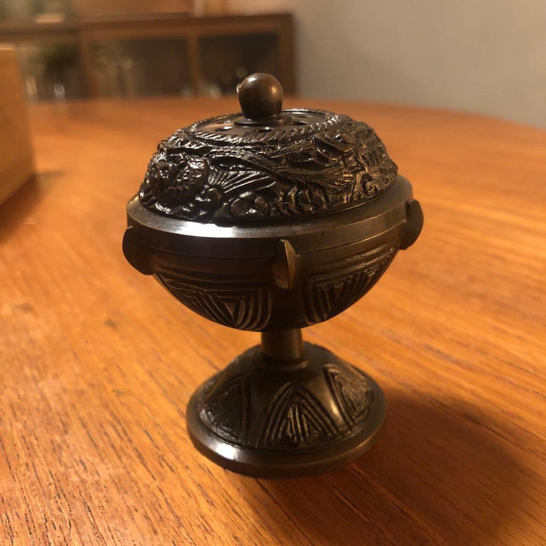 茶道具　蓋置　工芸品　唐銅