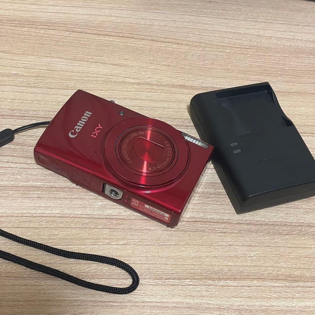 Canon IXY 190 レッド 動作確認済み　付属品完備
