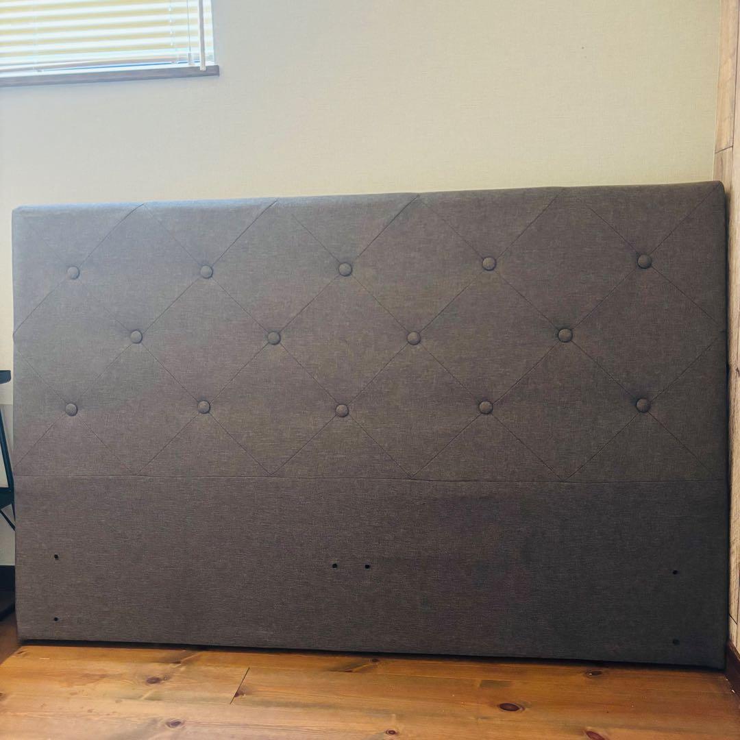 ZINUS Shalini ファブリック ベッドフレーム セミダブル