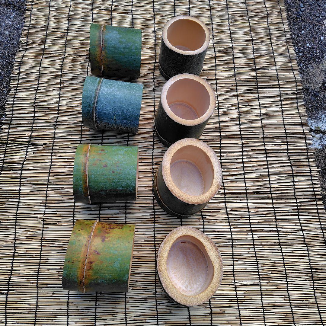 JK様「専用画面」　香川県産→　孟宗竹・花器　８個　極太サイズ