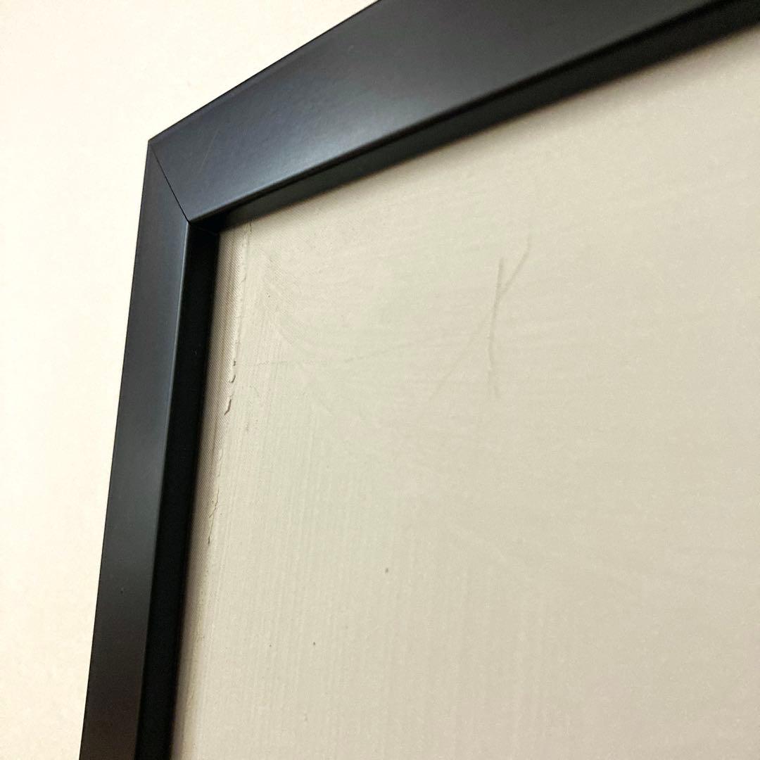 【カンボジアで購入】絵画 人力車 僧侶 アート フレーム付き