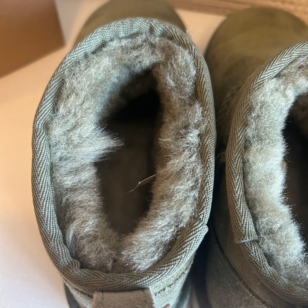 【美品】UGGアグ☆CLASSIC ULTRA MINI ムートンブーツ 23