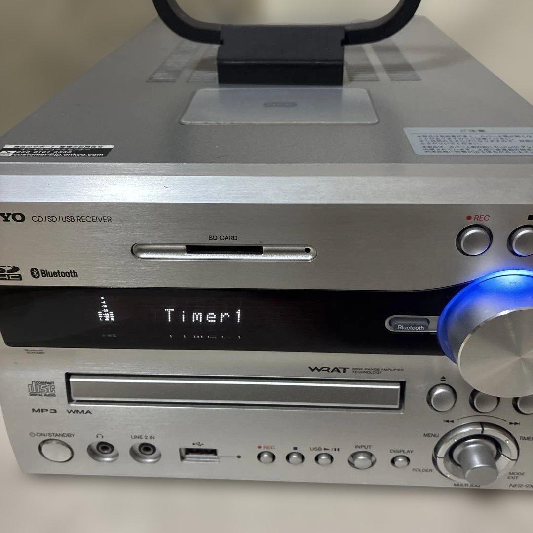 【ジャンクONKYO】NFR-9XS CD/SD/USBレシーバー　通電確認済