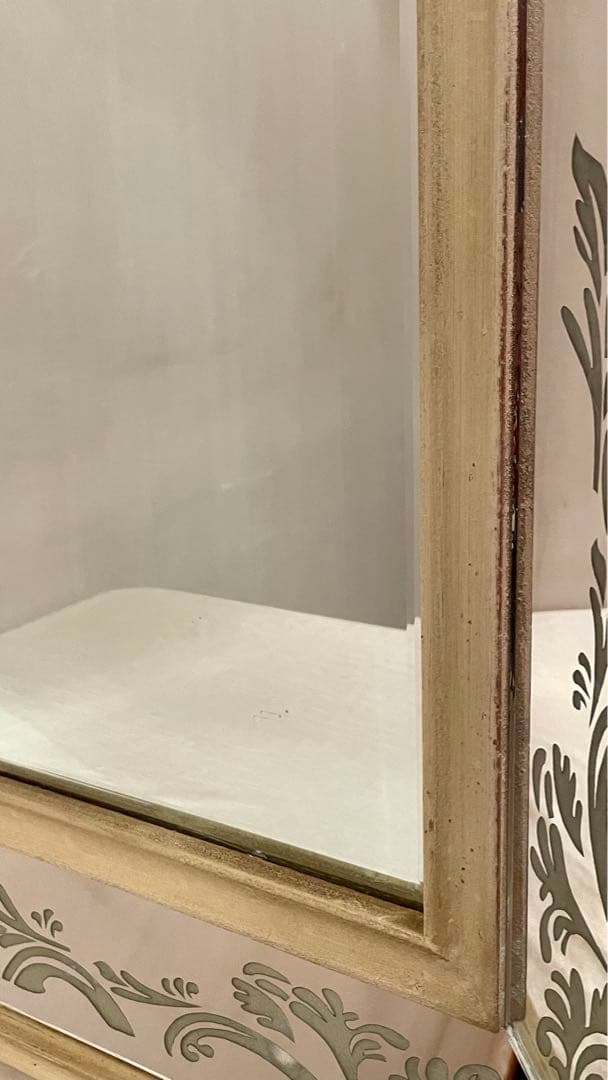 \"シャビーシック\" ウォールアートミラー