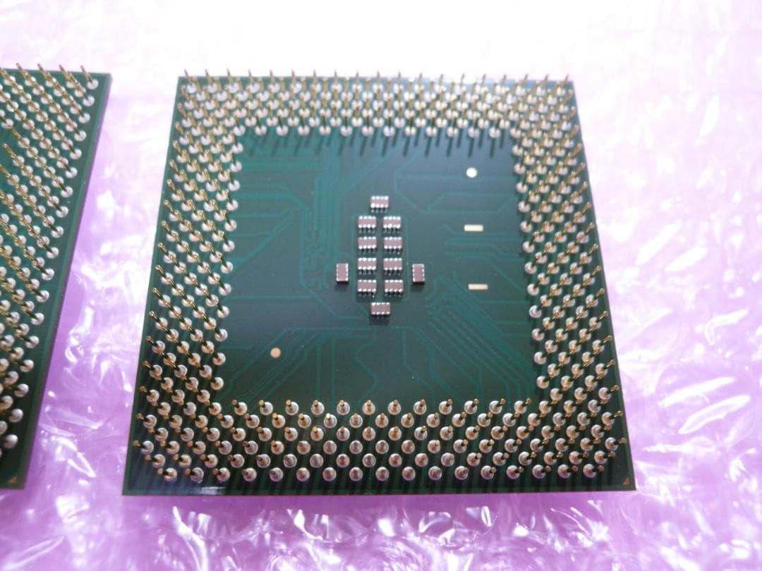 Intel Pentium III-S 1400Mhz SL5XL CPU 2個