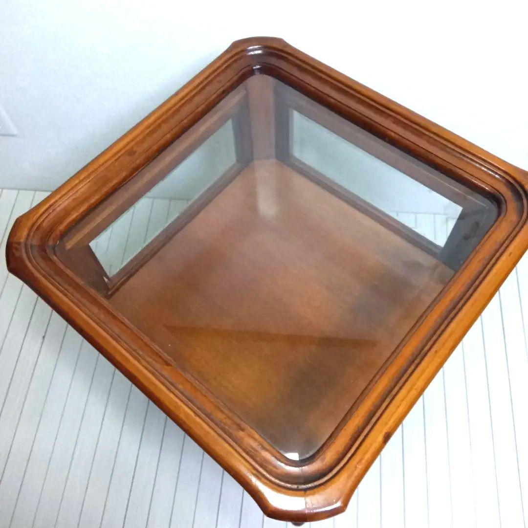 【美品】クラシック　アンティーク　キュリオケース　5面ガラス