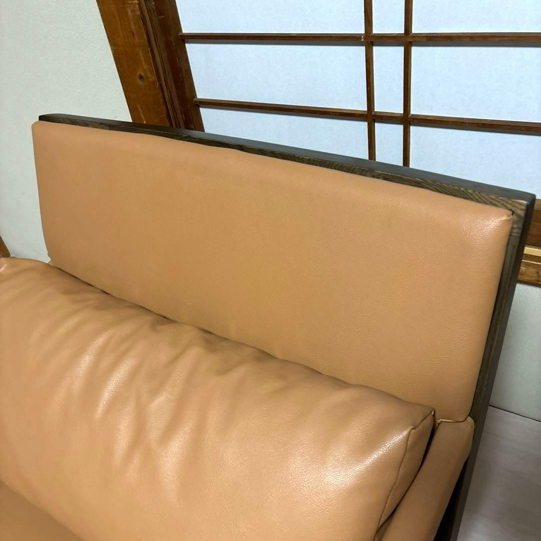 【専用商品となります】　　　　　　　　　NOCE アームソファ レザー ブラウン