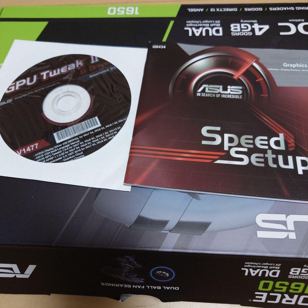 グラフィックボード・グラボ・ビデオカード ASUS PHOENIX GeForce GTX 1650 OC 4GB