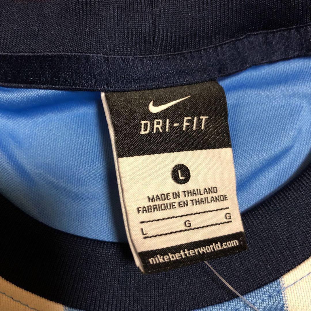 新品未使用 NIKE 2013-14 マラガCF ユニフォーム 水色 白 L