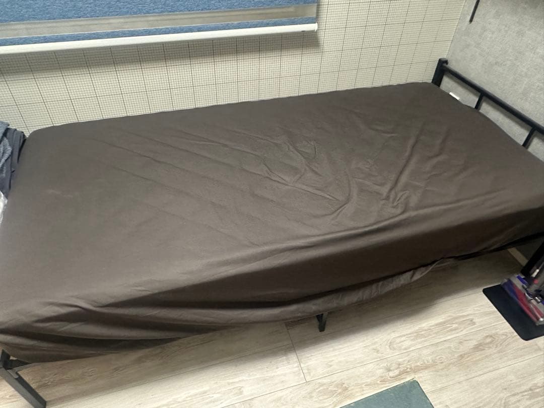 ニトリ シングルベッド ベッドフレーム 黒