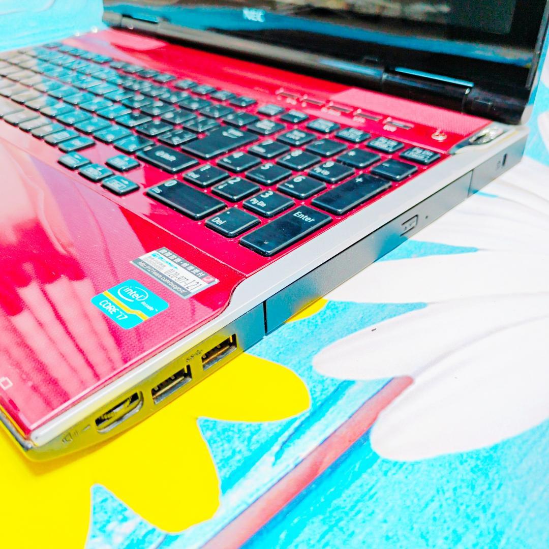 タッチ対応 i7×SSD256 Office付 快適Win11 設定済ノートPC