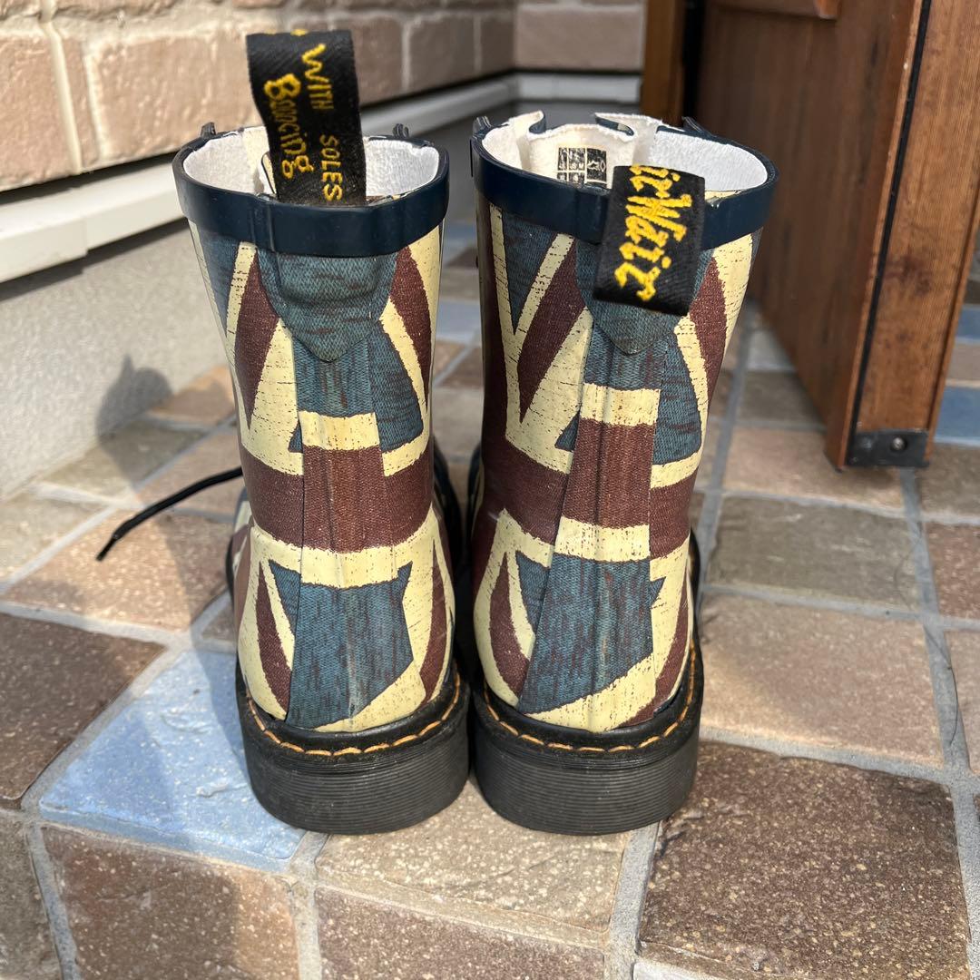 8ホール マーチン ユニオンジャック柄 ミリタリーブーツ