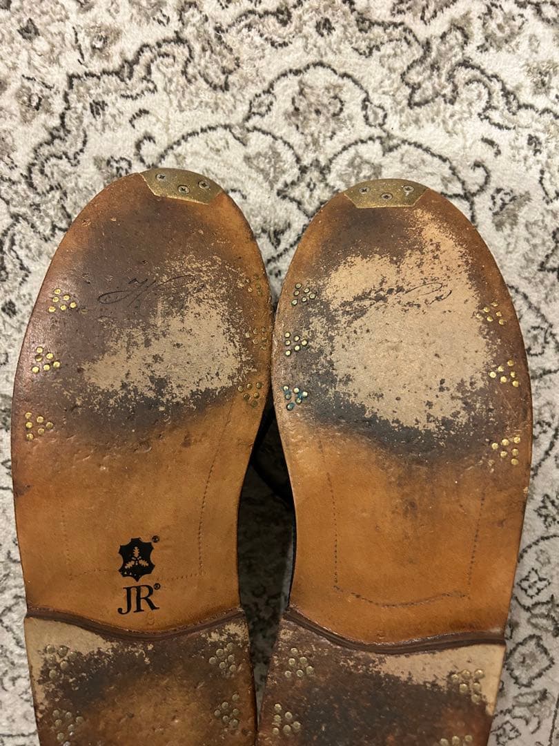 ジュンヤワタナベ × ハインリッヒディンケラッカー ウイングチップブーツ 革靴