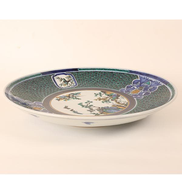 九谷焼【北村隆　造】◆飾り皿◆竹隆窯【抹茶碗・茶器・茶道具】