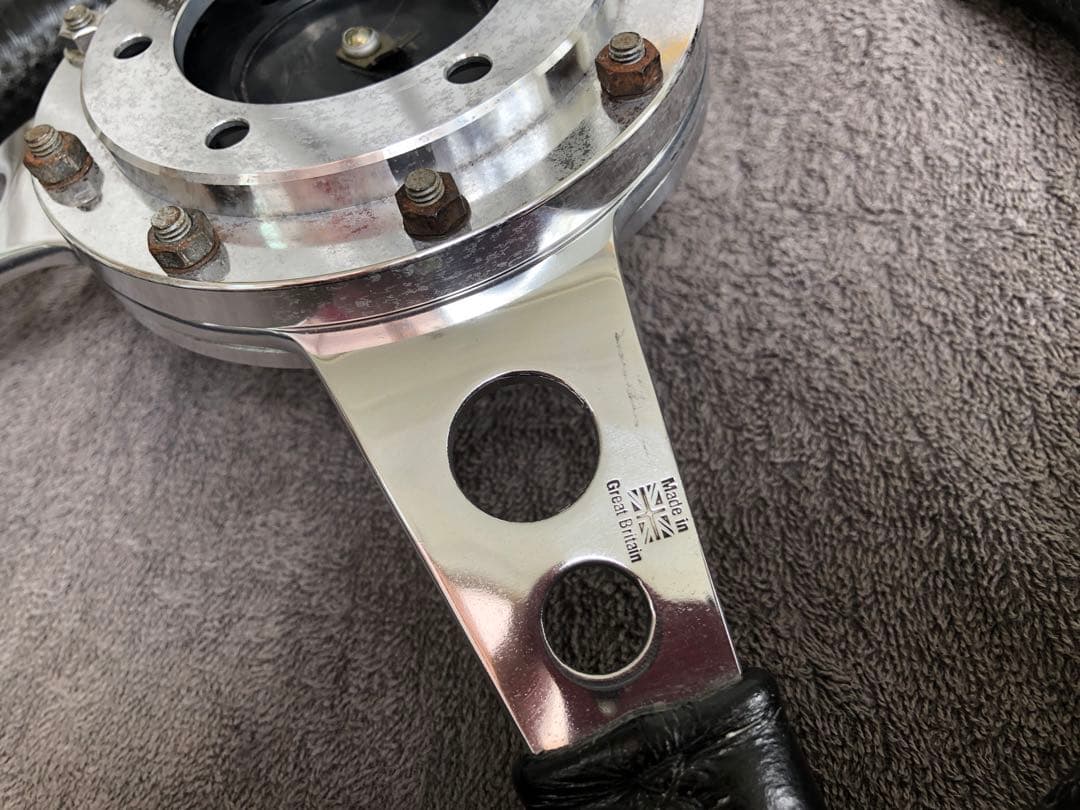 り*き様 モトリタ レザー ステアリング 本体