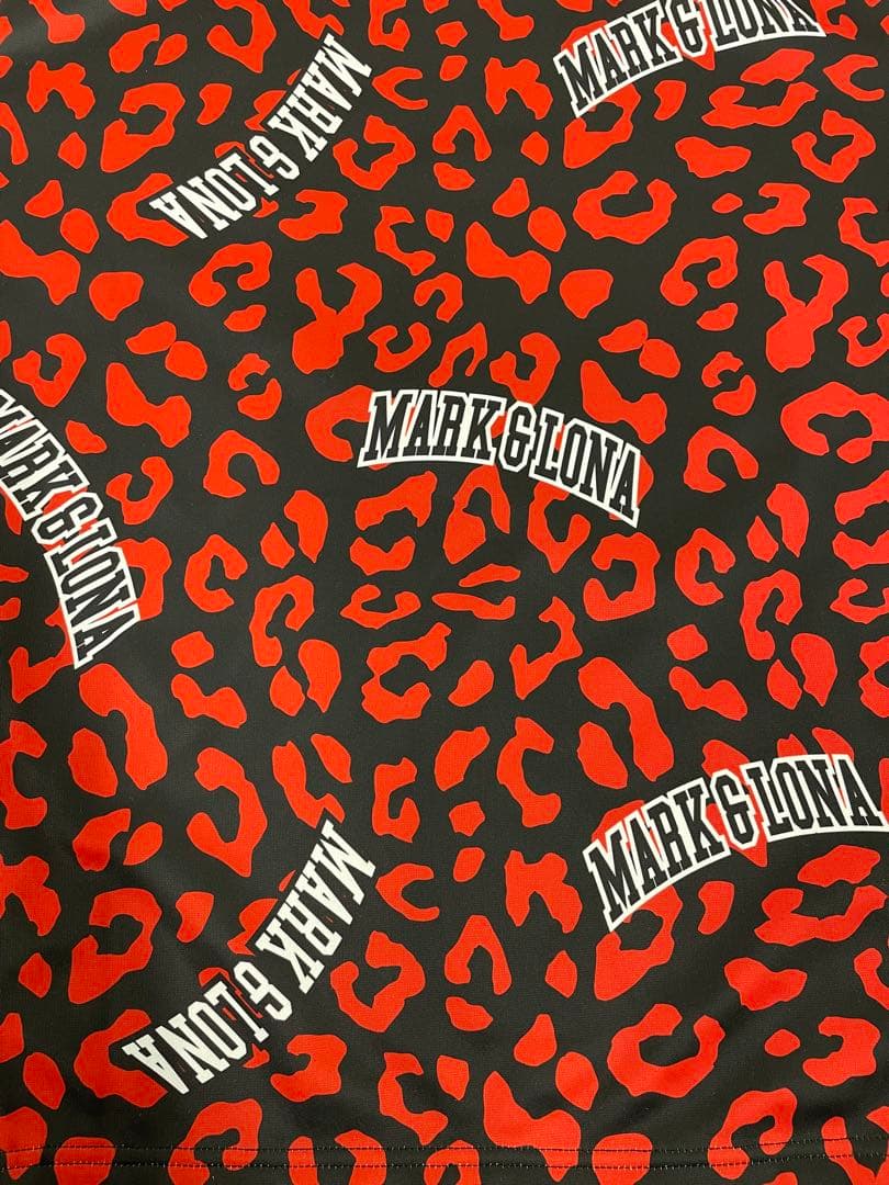 14767.2 MARK & LONA 赤×黒　長袖シャツ　サイズL