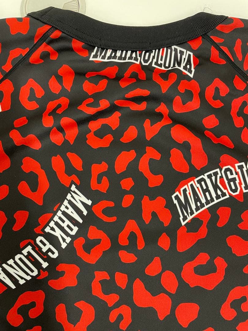 14767.2 MARK & LONA 赤×黒　長袖シャツ　サイズL