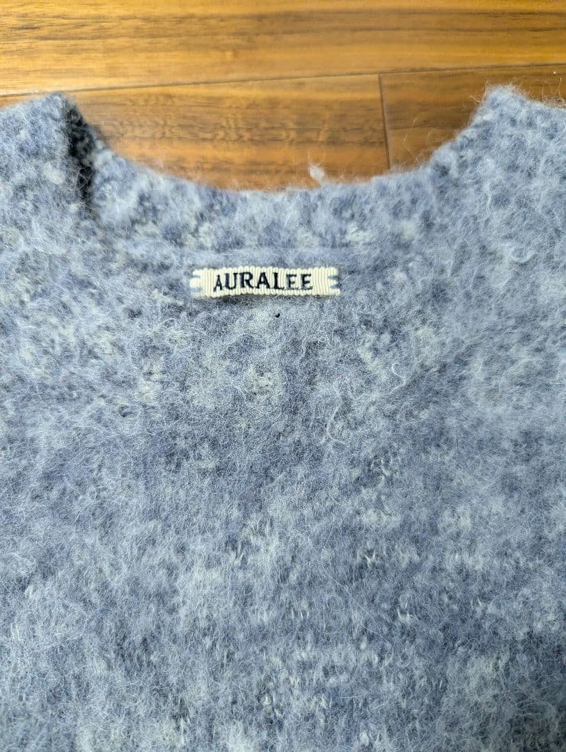 トップス AURALEE WOOL ALPACA FELT KNIT