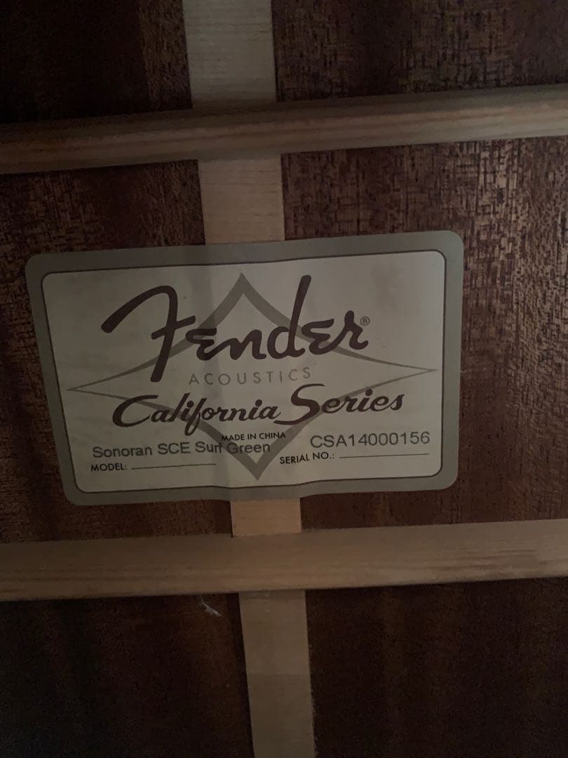 ギター fender California series