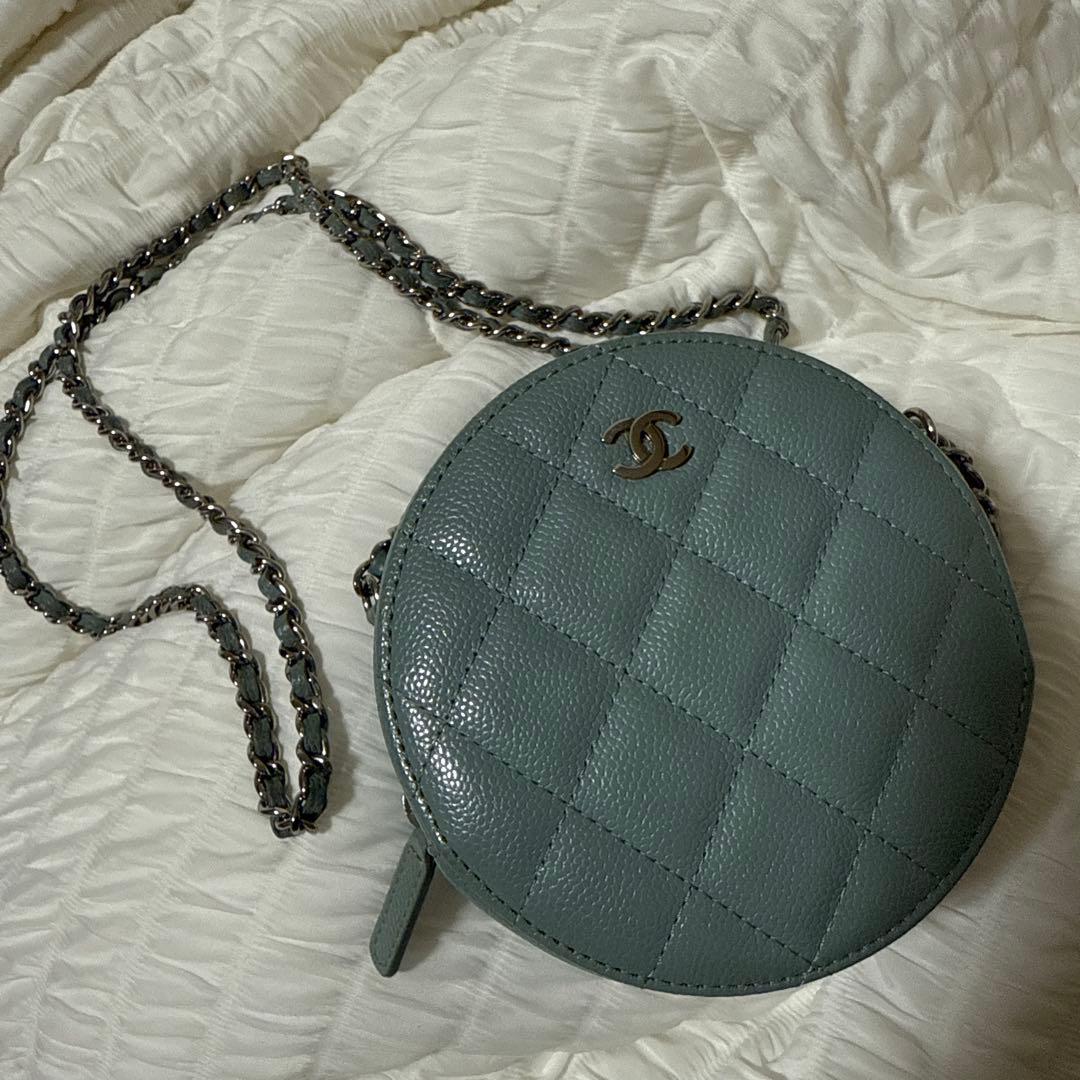 CHANEL シャネル 丸型バッグ チェーンショルダー