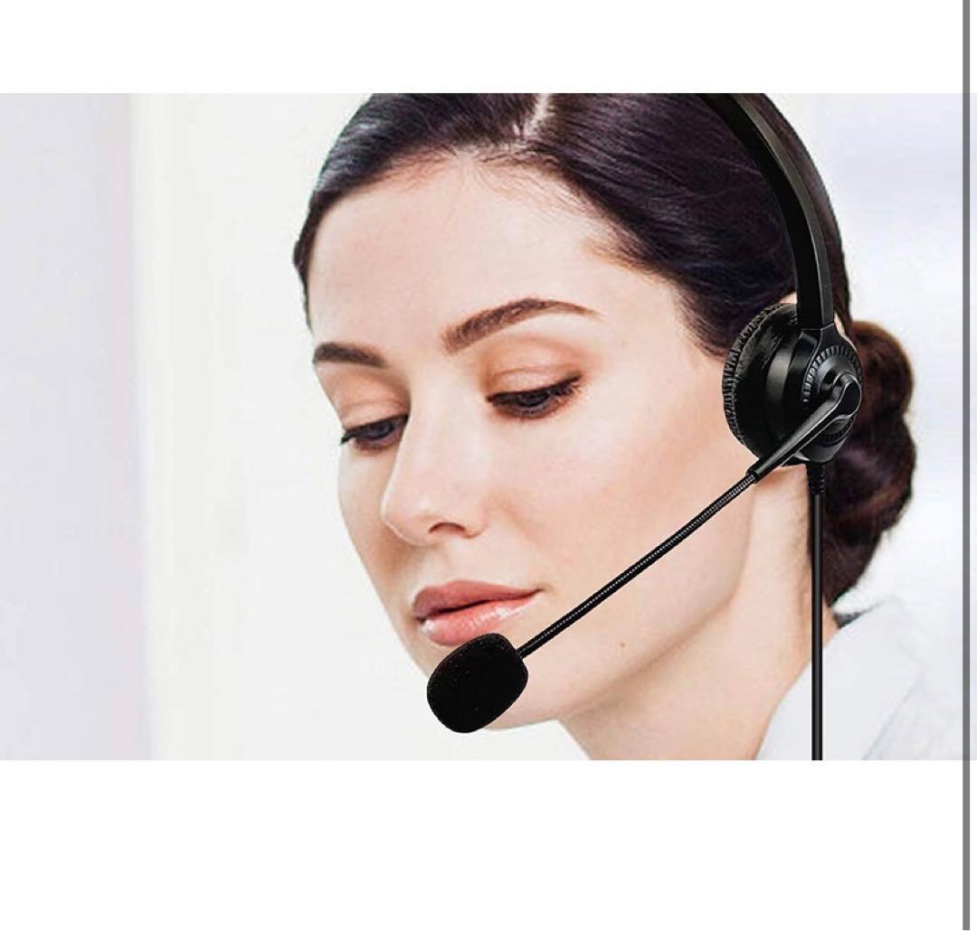 3.5mm 携帯電話ヘッドセット ノートパソコン ヘッドホン マイク付き