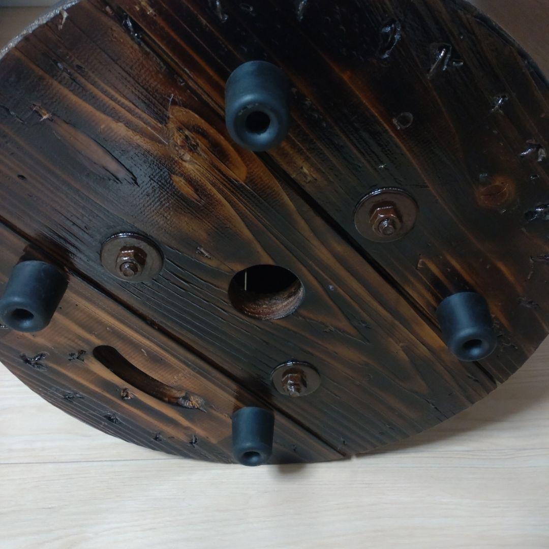 ケーブルドラム　テーブル　小物置き