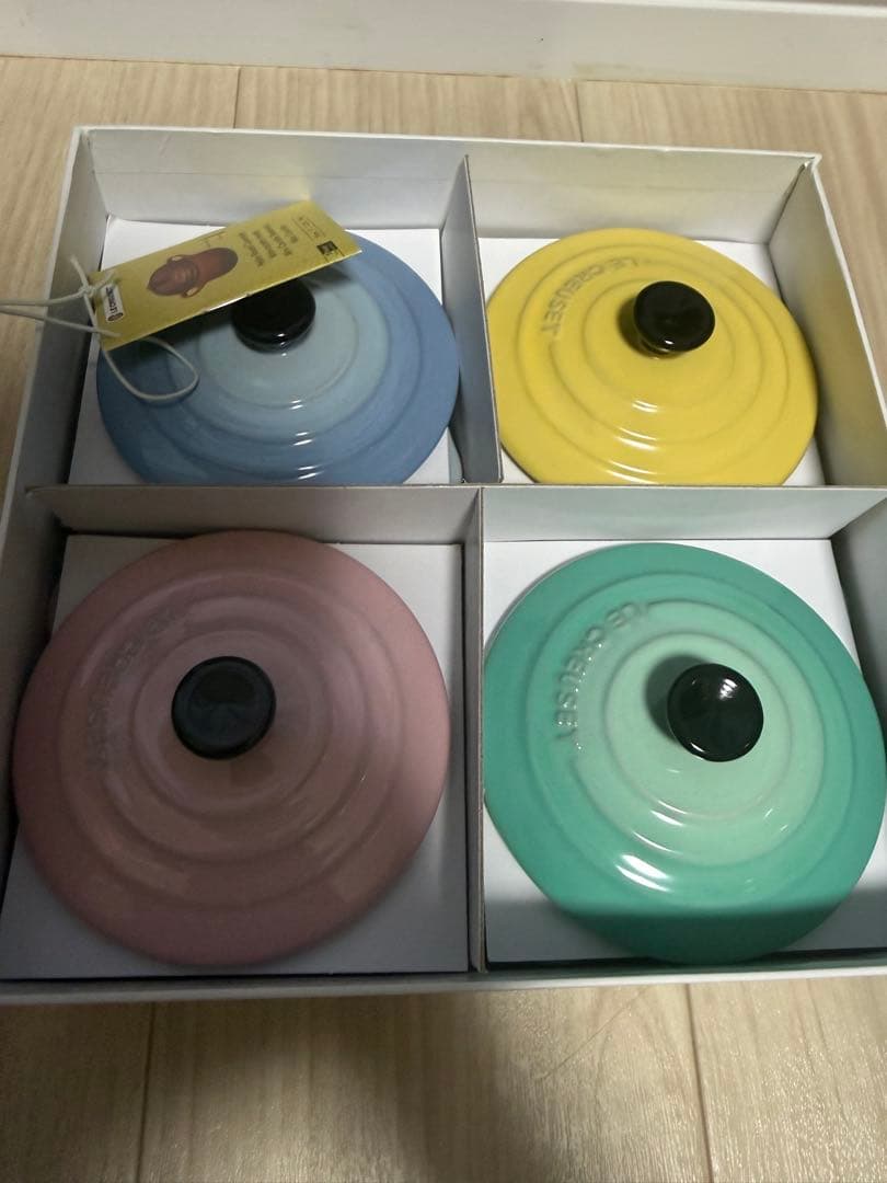 【未使用品】LE CREUSET ミニココット ソルベコレクション4個セット