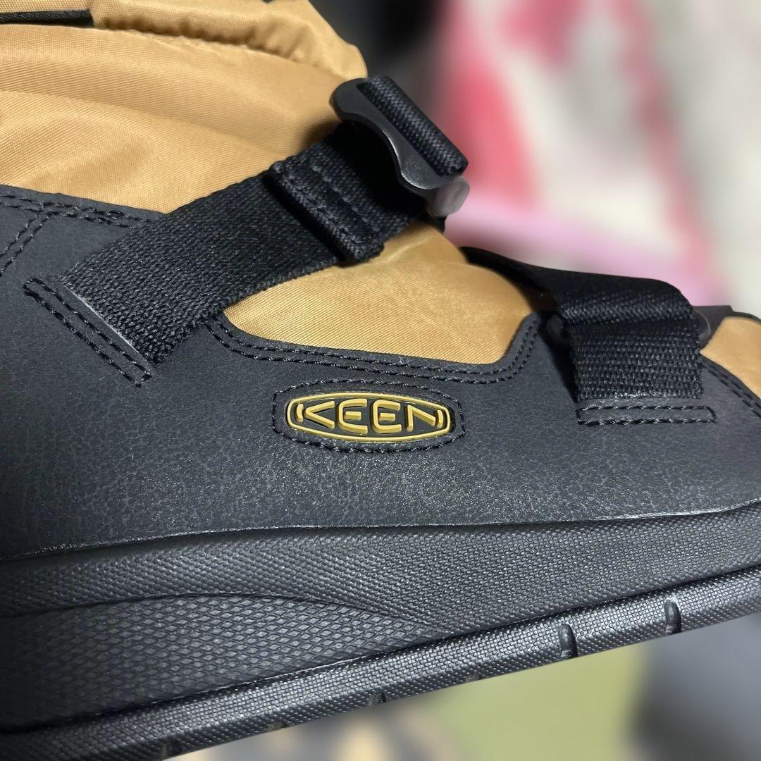 KEEN 撥水性ストラップブーツ ブラウン/ブラック　27.5