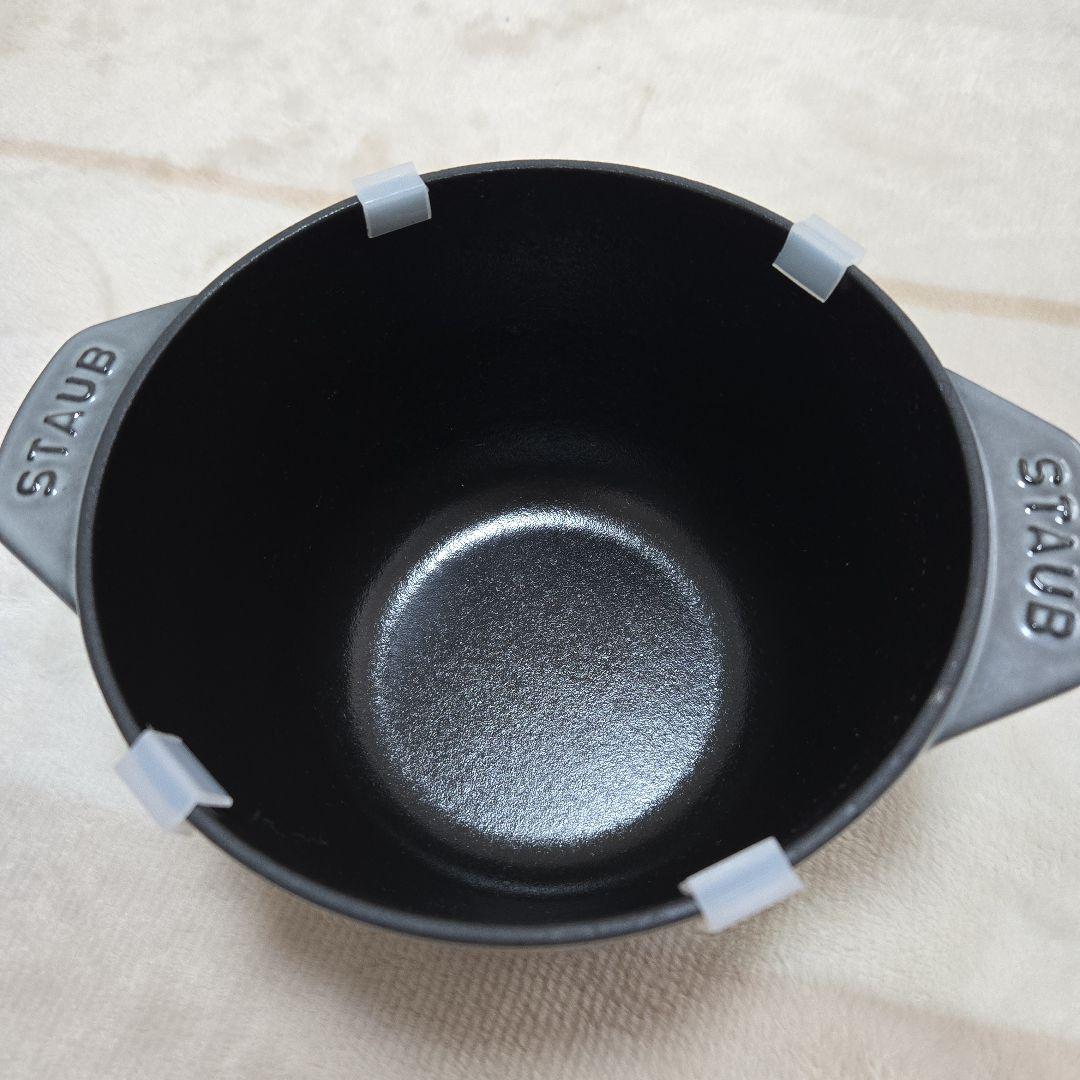 ストウブ ラココットデゴハン M 16cm グレー