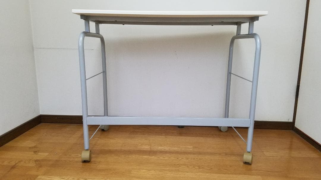 机・デスク(キャスター付き)ワーキングテーブルハック90WH※沖縄・離島発送不可