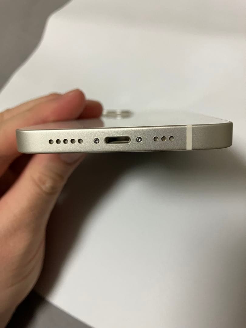 0*6様 Apple iPhone 13 ホワイト バッテリー100% simフ