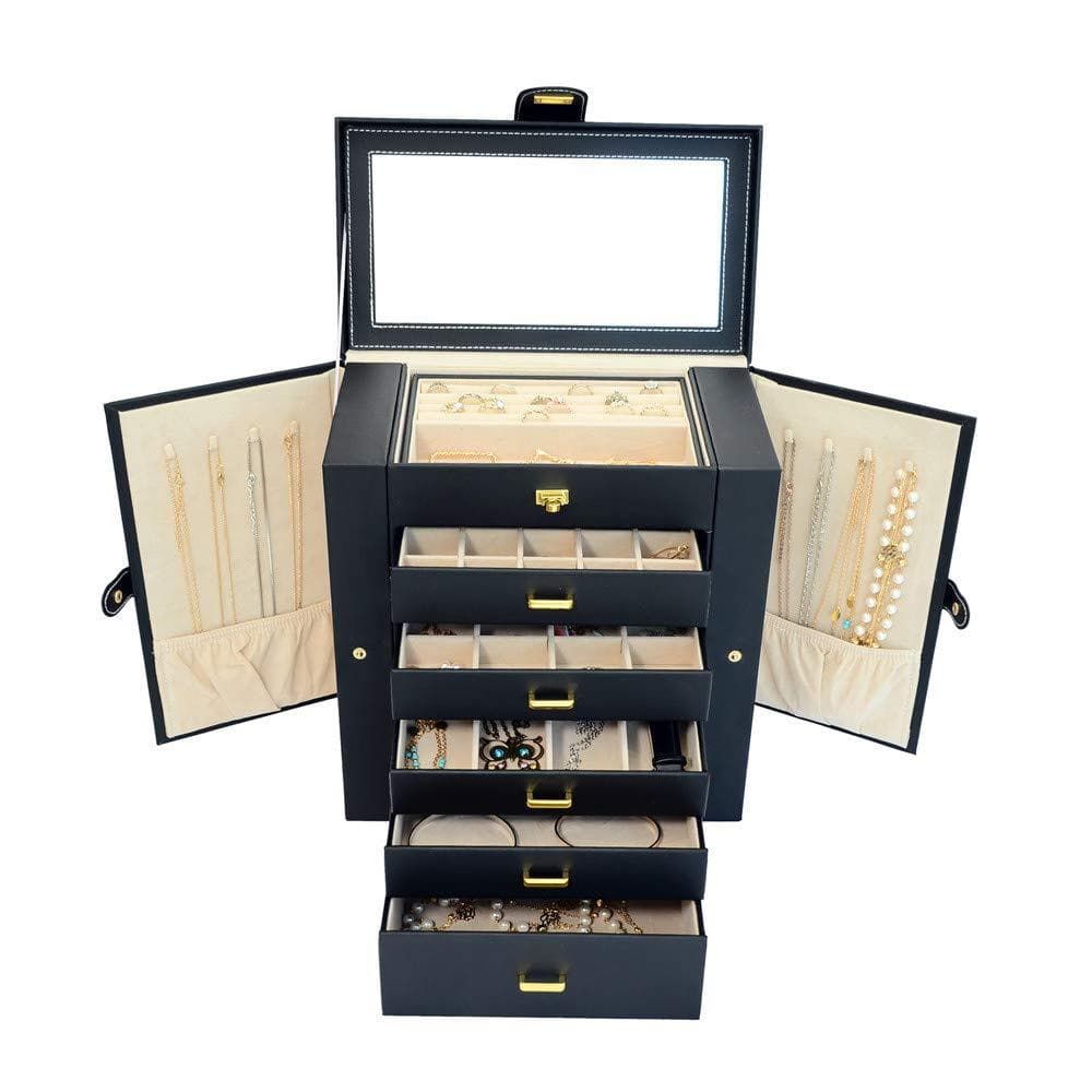 ☆エレガントで耐久性　大容量5段の引き出しと追加の収納