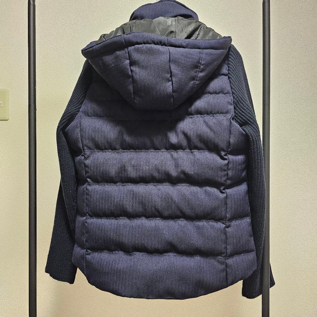 【新品レベル】renoma  袖ニットダウンジャケット Mサイズ