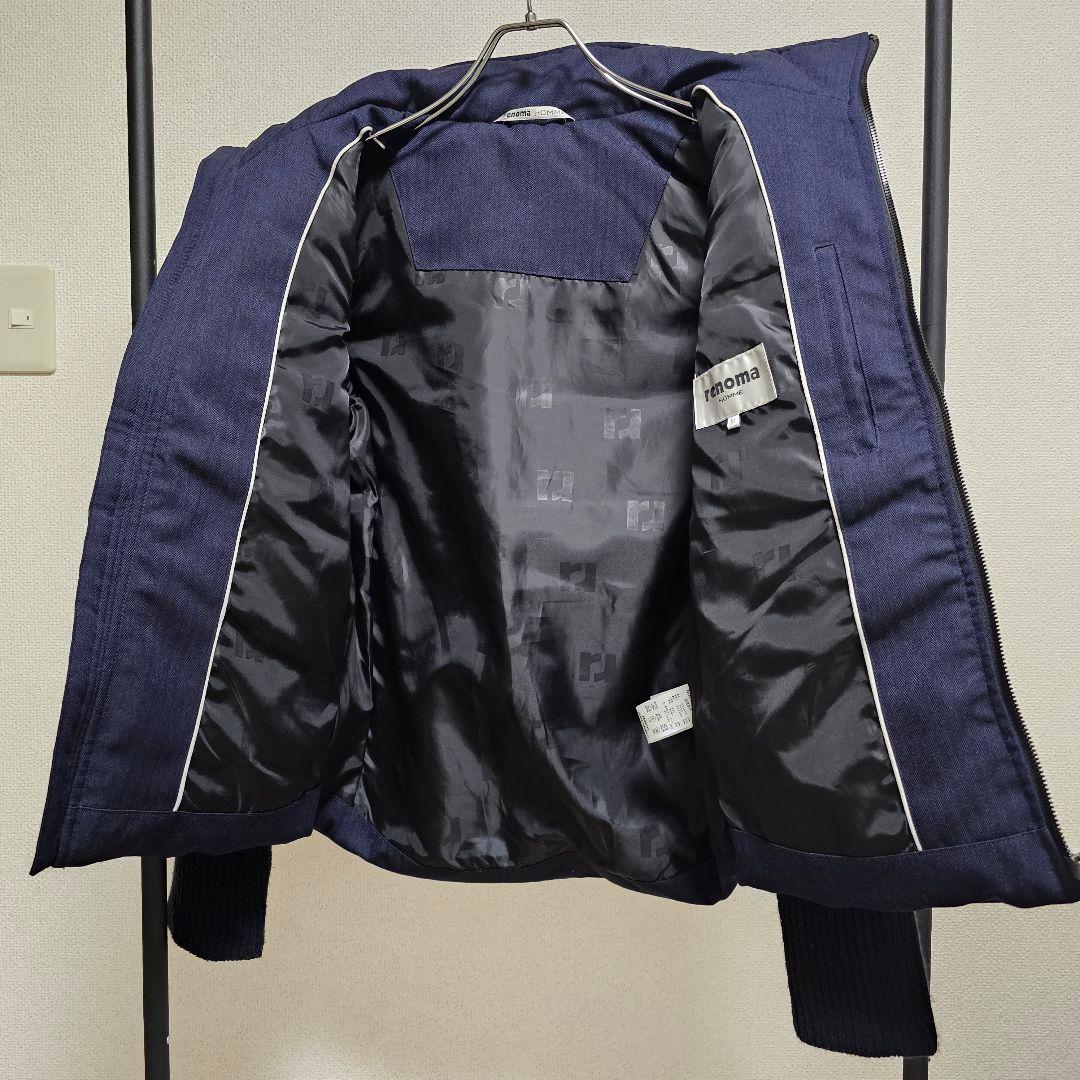 【新品レベル】renoma  袖ニットダウンジャケット Mサイズ