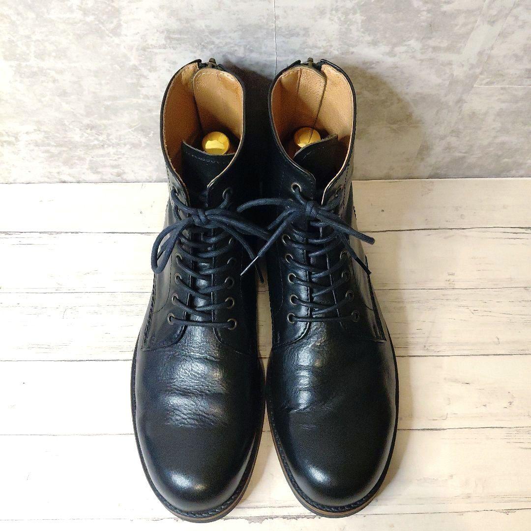 美品✨PADRONE バックジップ チャッカブーツ レースアップ 42 27.5