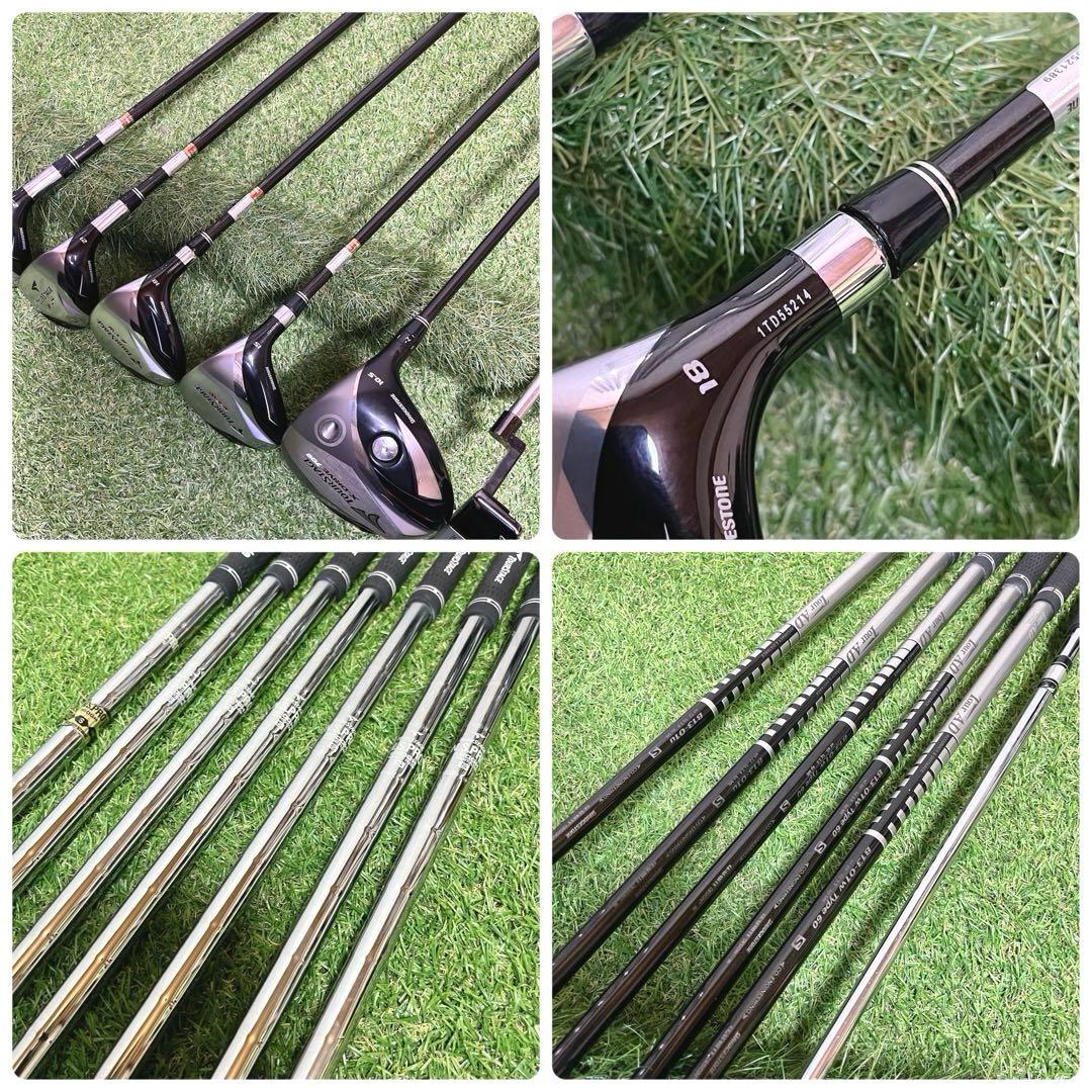 美品 TOURSTAGE お買得セット メンズゴルフクラブ豪華13本フルセット
