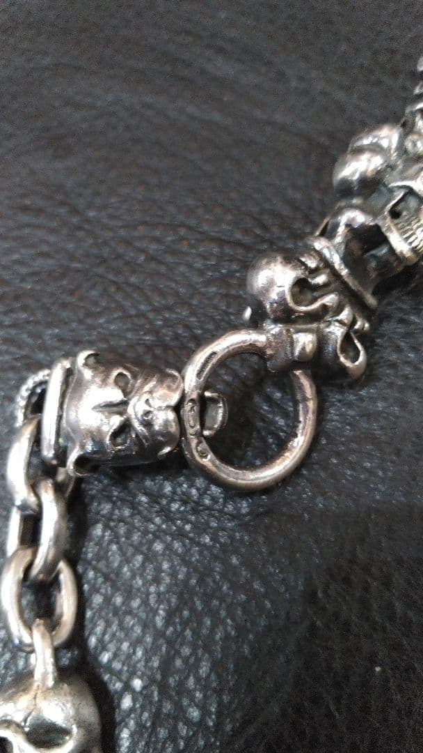 シルバー925 ガボール タイプ ウォレットチェーン ハンガーチェーン 160g