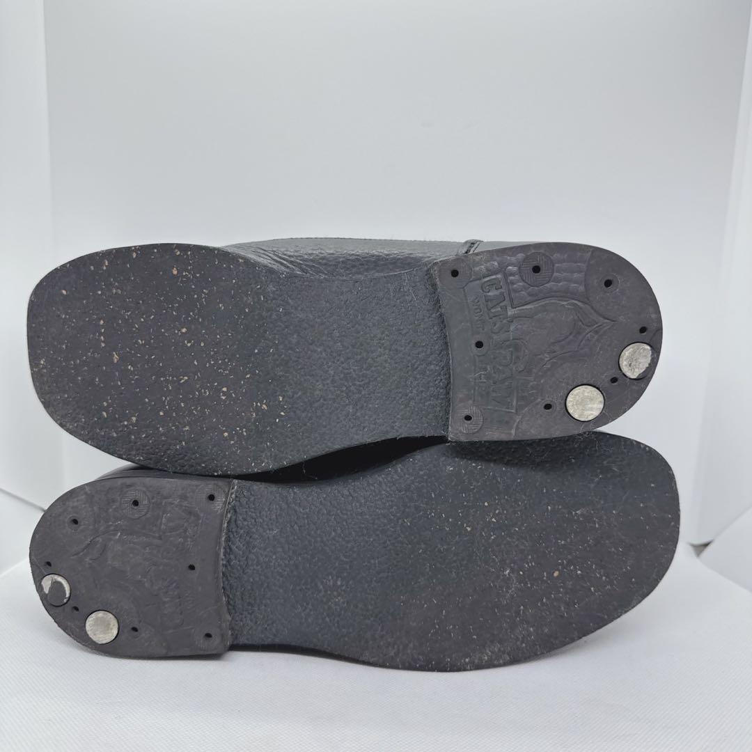 foot the coacher モカシン ワークブーツ 黒 7 26cm