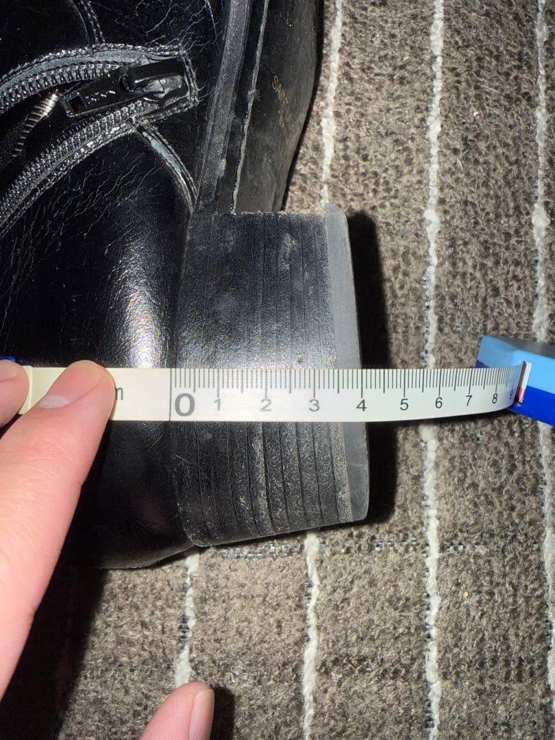 SAINT LAURENT PARIS ヒールブーツ