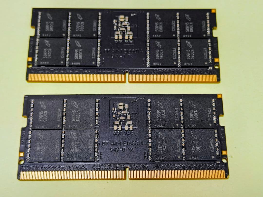 メモリー Micron DDR5 SODIMM 5600Mhz 96GB