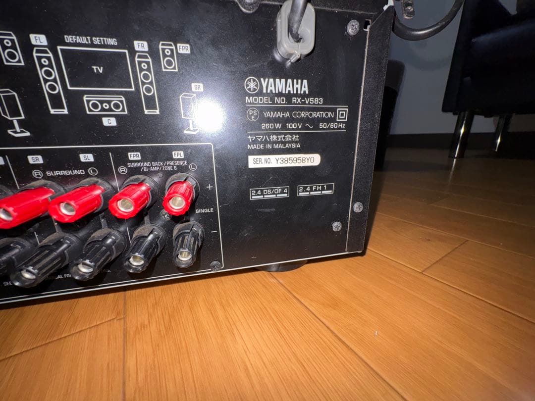 アンプ YAMAHA RX-V583