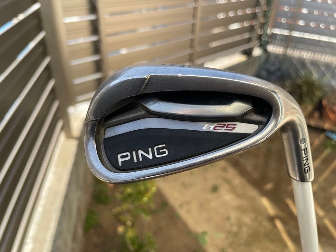 PING G25アイアンセット 6本セット （カーボン） ライ角シルバー